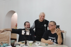 Alex and Daria with GM Sam