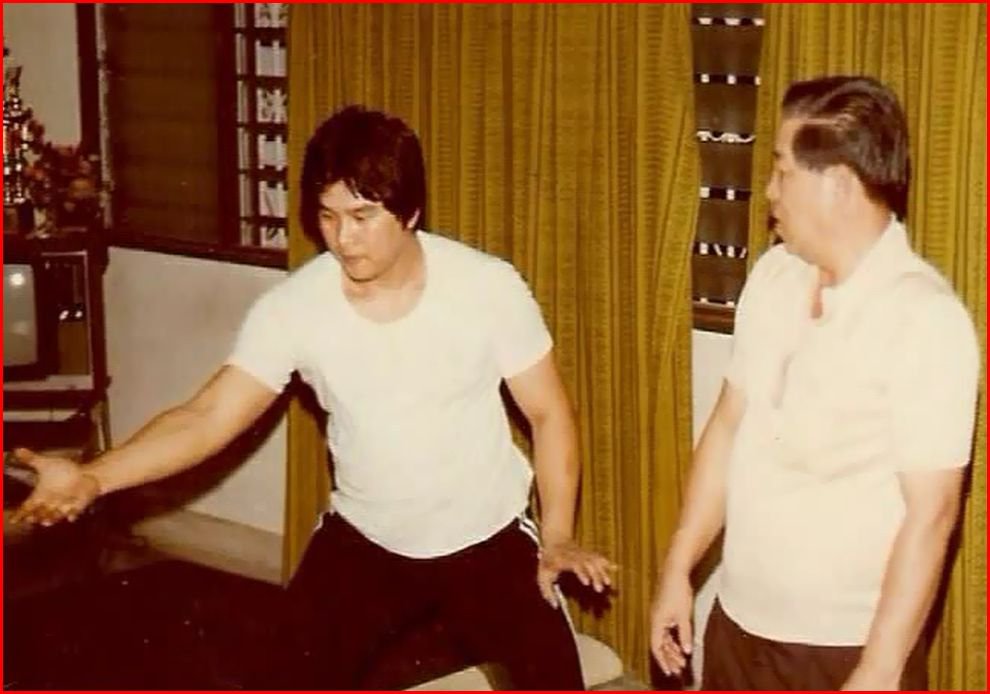GM Sam Chin training under the watchful eye of his father in circa 1976