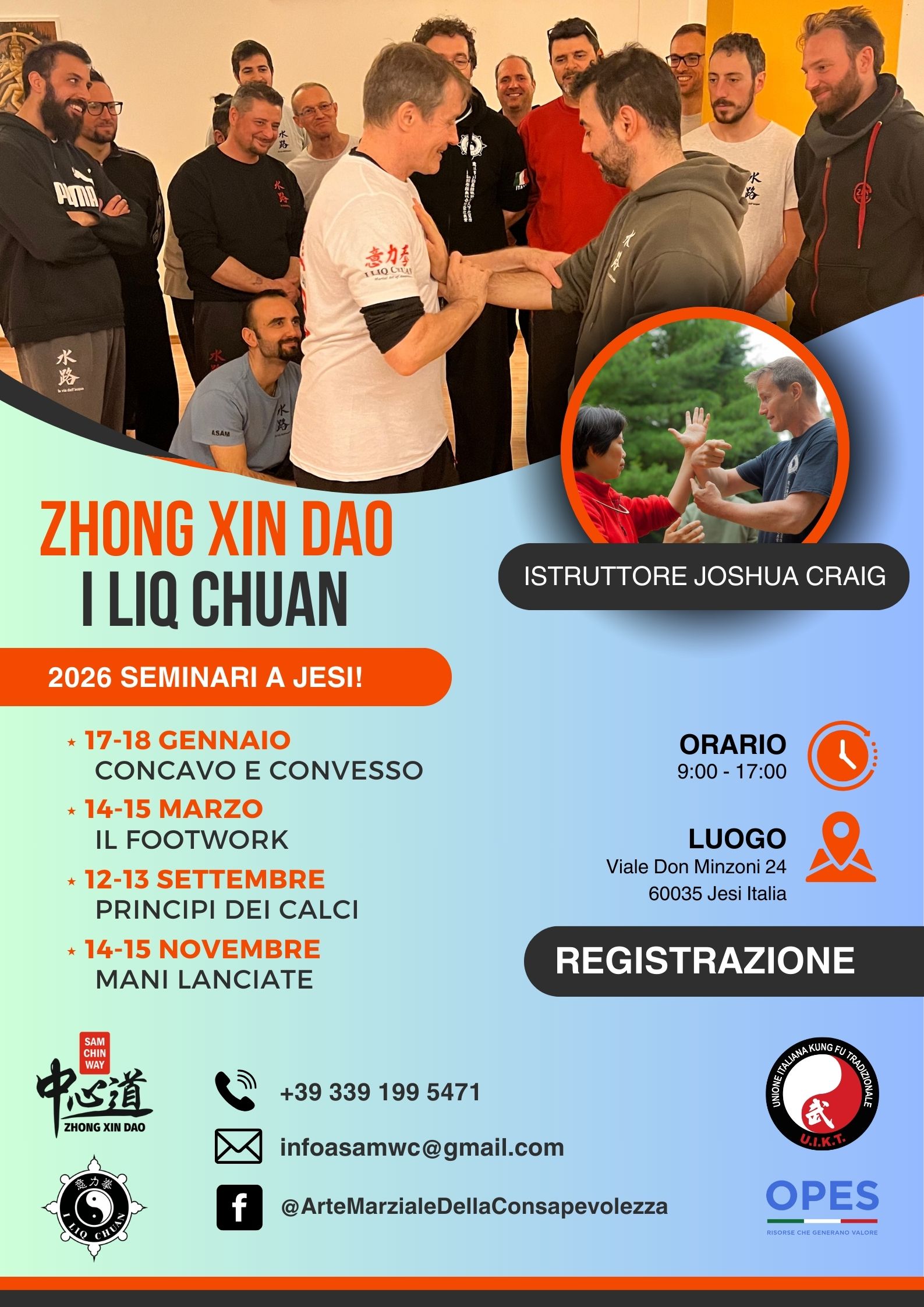 [Jesi, Italy] Footwork: Balance & Power with Instructor Joshua Craig