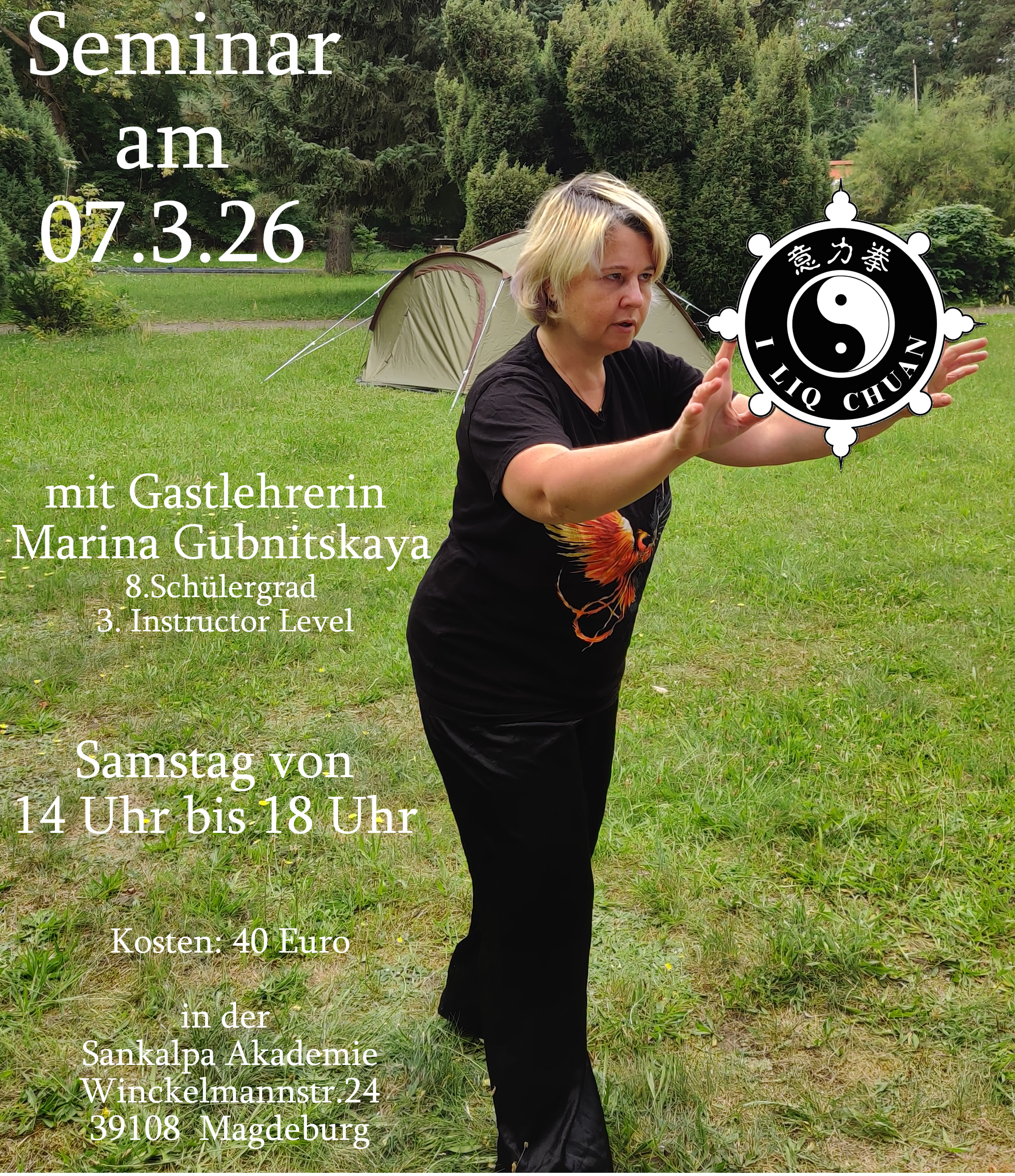 [Sachsen Anhalt, Germany] I Liq Chuan / Zhiong Xin Dao in Magdeburg with Inst. Marina Gubnitskaya